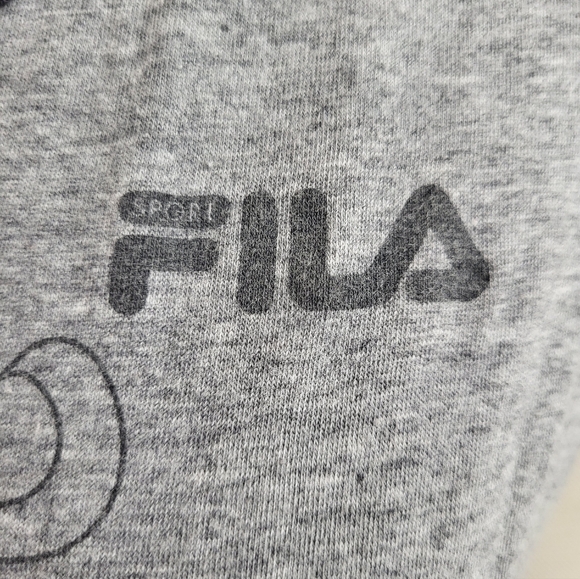 FILA SPORT Women’s Athletic Tank Top Gray Floral Spiral Yoga Stretch Size Medium - Picture 5 of 11